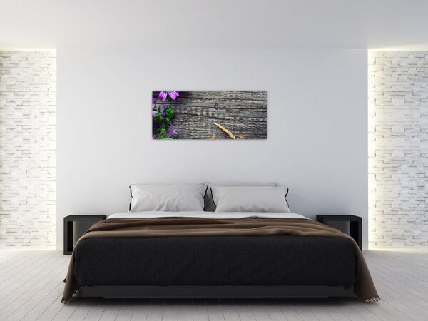 Tablou - flori de câmp (120x50 cm)