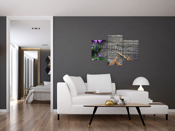 Tablou - flori de câmp (90x60 cm)