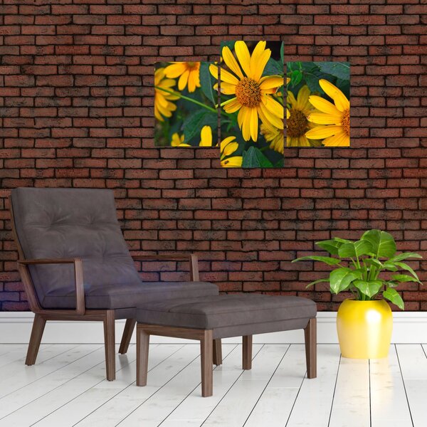 Tablou cu flori galbene (90x60 cm)