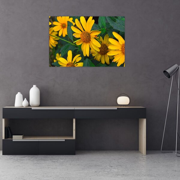 Tablou cu flori galbene (90x60 cm)