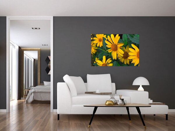 Tablou cu flori galbene (90x60 cm)