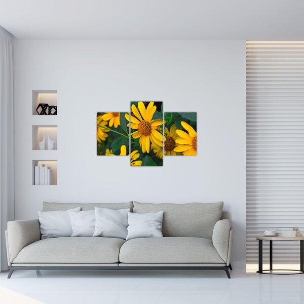 Tablou cu flori galbene (90x60 cm)