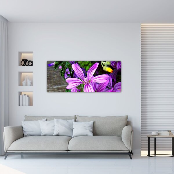 Tablou -flori de câmp (120x50 cm)