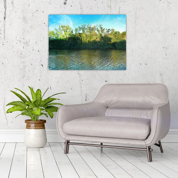 Tablou - lac (70x50 cm)