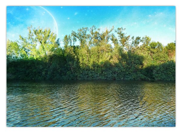 Tablou - lac (70x50 cm)