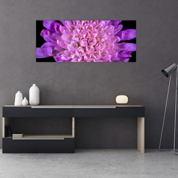 Tablou detailat cu floare (120x50 cm)