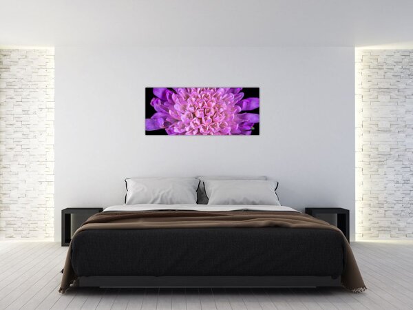 Tablou detailat cu floare (120x50 cm)