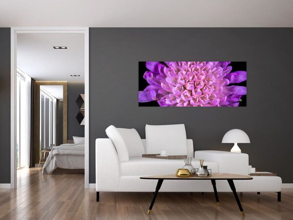 Tablou detailat cu floare (120x50 cm)