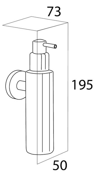 Tiger Boston dozator săpun 200 ml crom 308530346