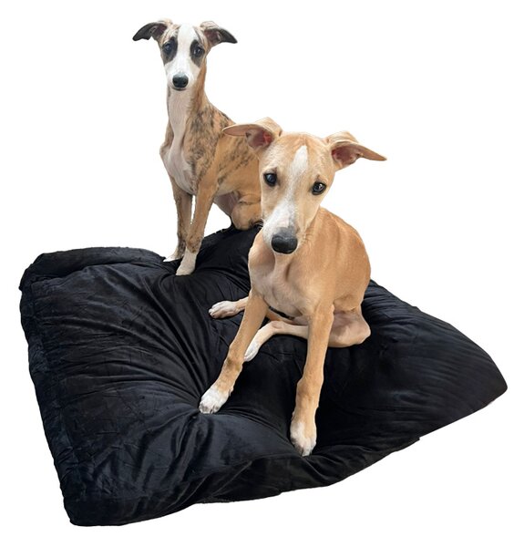 Perna moale pentru caini ROYAL PET 75x60 cm, neagra