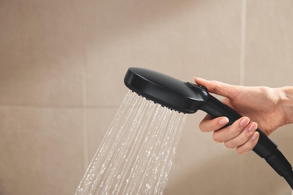 Grohe Vitalio Comfort set de duș perete cu termostat cu duș de ploaie negru 266962431