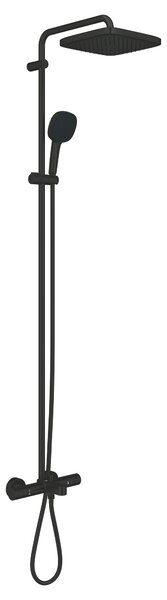 Grohe Vitalio Comfort set cadă și duș perete cu termostat cu duș de ploaie negru 269842431