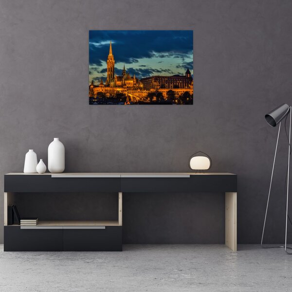 Tablou cu construcție iluminată (70x50 cm)