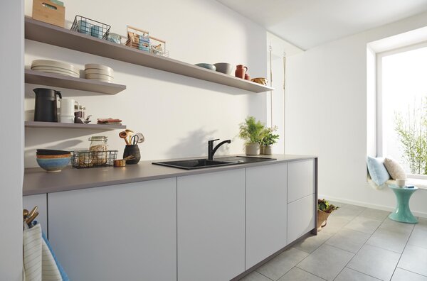 Grohe Start baterie bucătărie pe picior negru 305302432