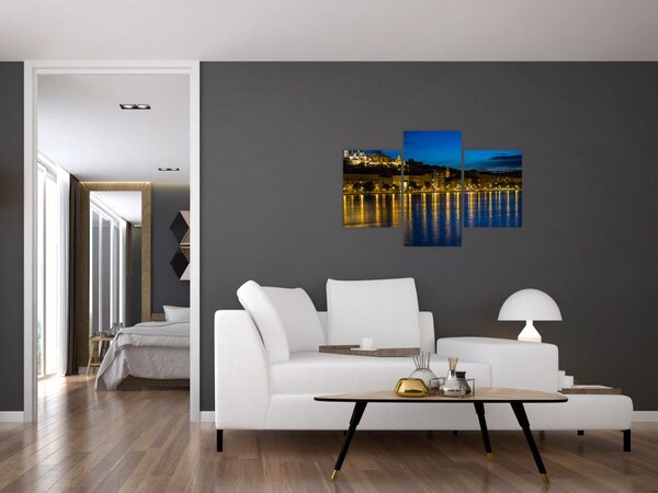 Tablou orașului nocturn (90x60 cm)