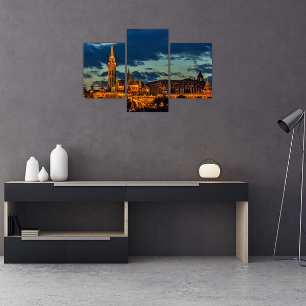 Tablou cu construcție iluminată (90x60 cm)