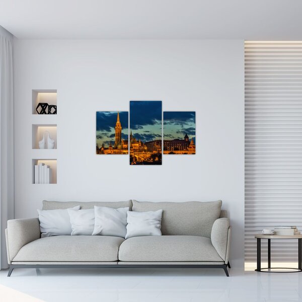Tablou cu construcție iluminată (90x60 cm)