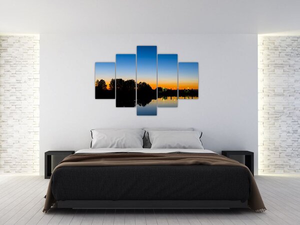 Tablou cu apus de soare (150x105 cm)