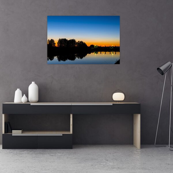 Tablou cu apus de soare (90x60 cm)