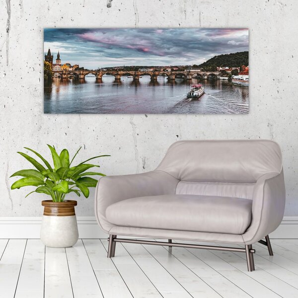 Tablou cu Vltava (120x50 cm)