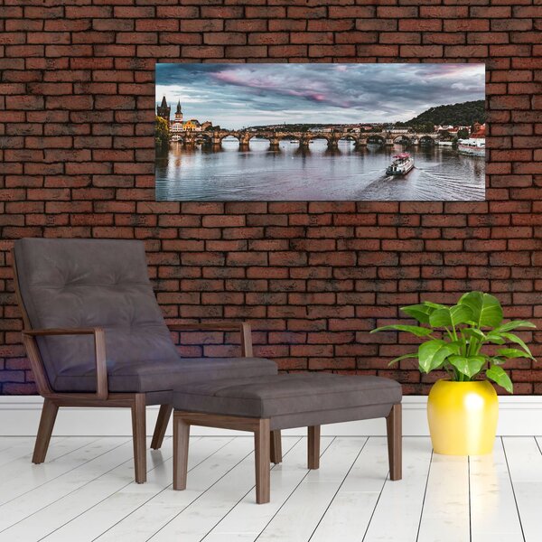 Tablou cu Vltava (120x50 cm)