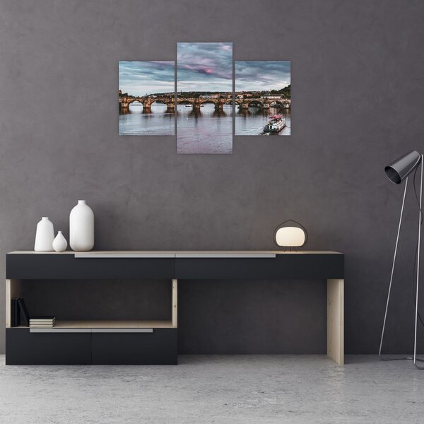 Tablou cu podul lui Carol (90x60 cm)