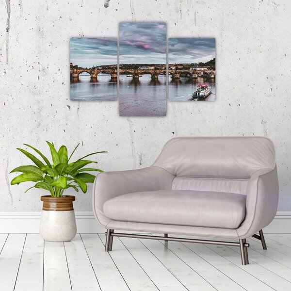 Tablou cu podul lui Carol (90x60 cm)