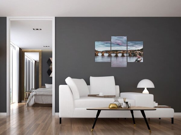 Tablou cu podul lui Carol (90x60 cm)
