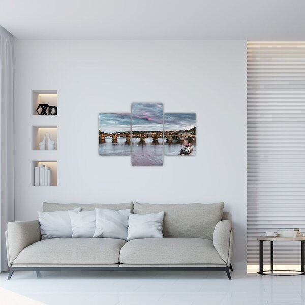 Tablou cu podul lui Carol (90x60 cm)