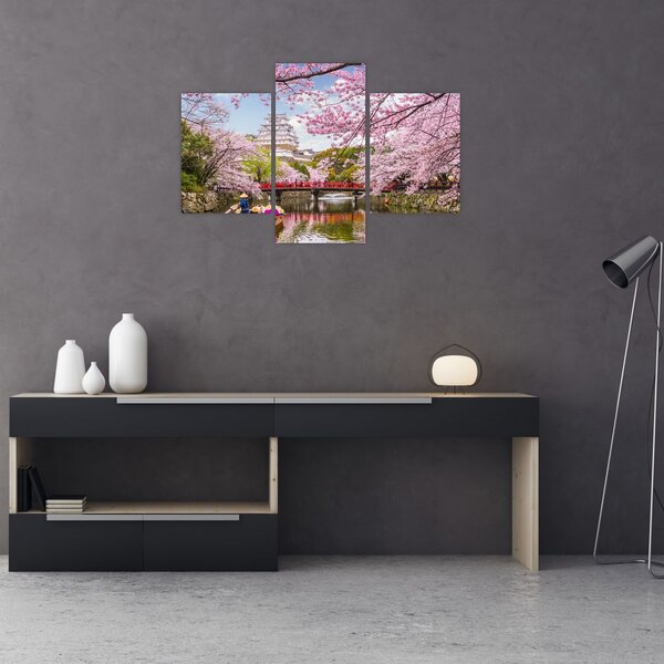 Tablou cu cireș japonez (90x60 cm)