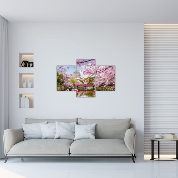 Tablou cu cireș japonez (90x60 cm)