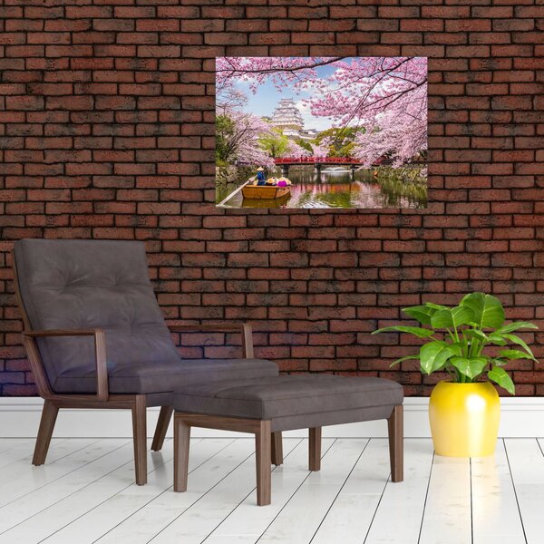 Tablou cu cireș japonez (70x50 cm)