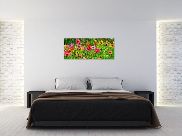 Tablou cu flori de luncă (120x50 cm)