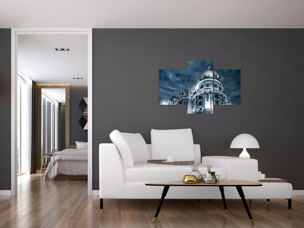 Tablou cu arhitectură în întuneric (90x60 cm)