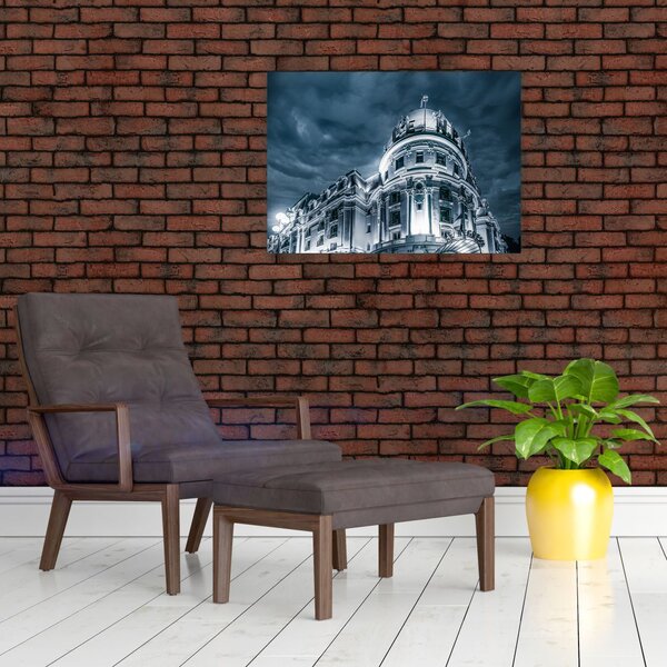 Tablou cu arhitectură în întuneric (70x50 cm)