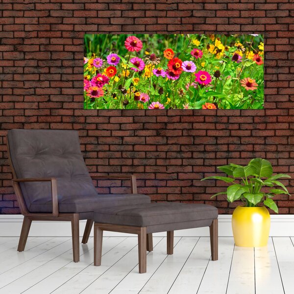 Tablou cu flori de luncă (120x50 cm)
