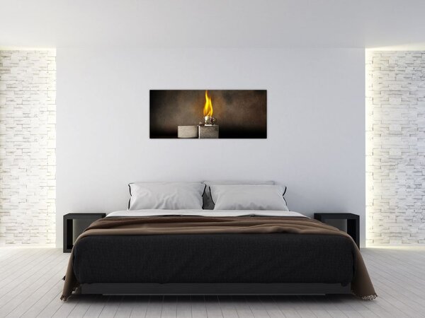 Tablou cu brichetă (120x50 cm)