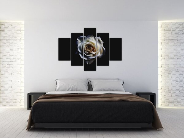 Tablou cu trandafir alb (150x105 cm)