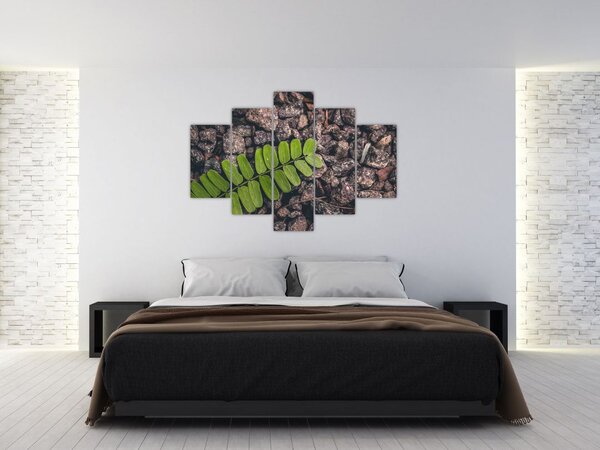 Tablou cu planta verde (150x105 cm)