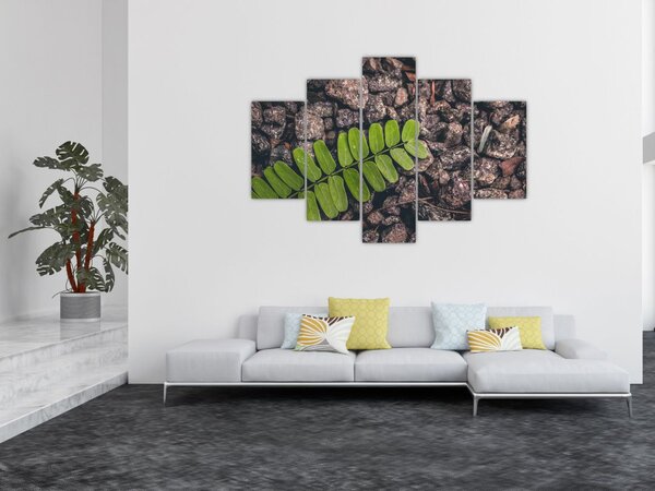 Tablou cu planta verde (150x105 cm)