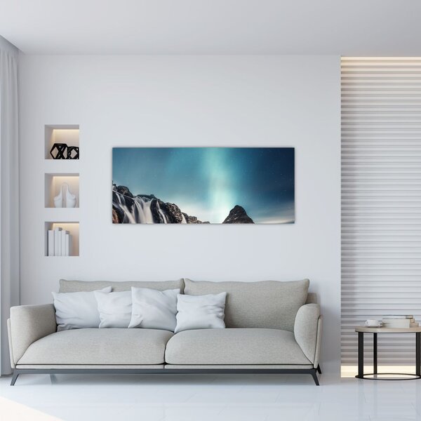 Tablou cu cascade (120x50 cm)