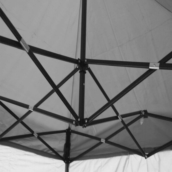 Cort de gradina quick tent, pliabil, 6x3x3 m, pavilion 3 pereti, inaltime reglabila, montare rapida