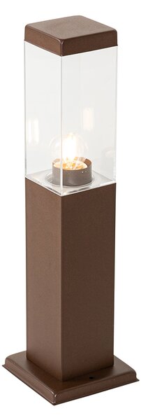 Lampa inteligenta de exterior maro rugină 45 cm incl. P45 - Malios