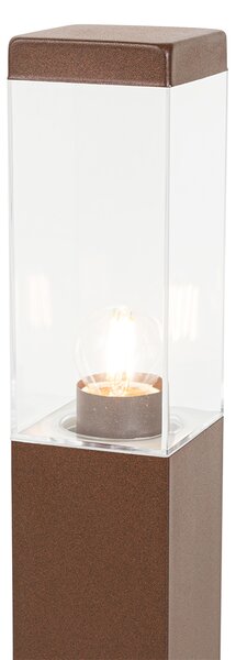 Lampa inteligenta de exterior maro rugină 45 cm incl. P45 - Malios