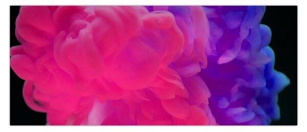 Tablou cu fum colorat (120x50 cm)