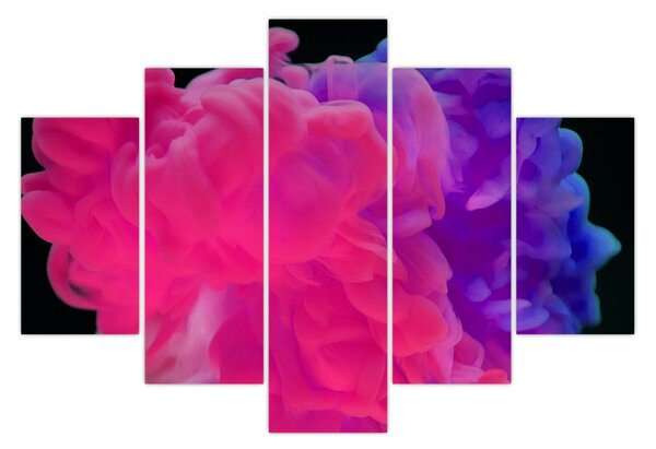Tablou cu fum colorat (150x105 cm)