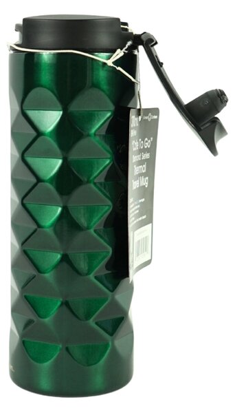 Termos din otel inoxidabil MALACHITE 370 ml, verde