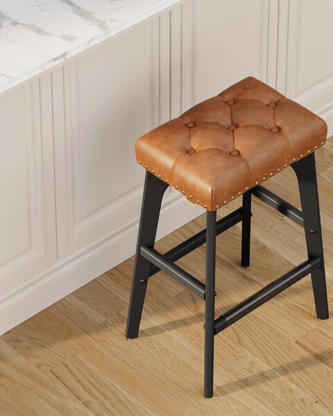 Set 2 scaune de bar Vasagle Maro 44x32x66 cm