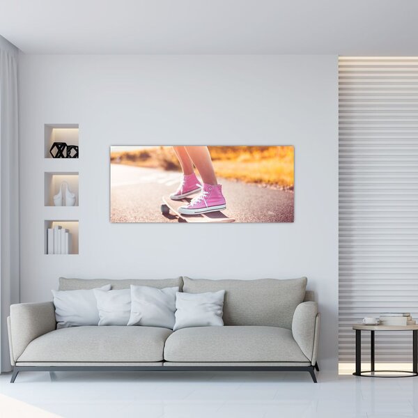 Tablou cu scateboard (120x50 cm)