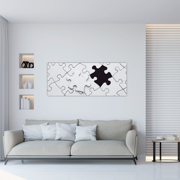 Tablou cu puzzle (120x50 cm)
